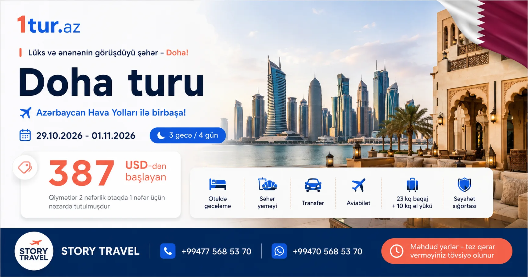 Doha turu — Lüks və ənənənin görüşdüyü şəhər