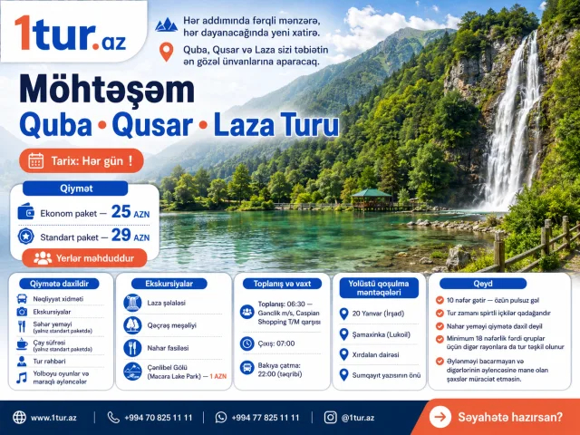 Quba, Qusar və Laza turu