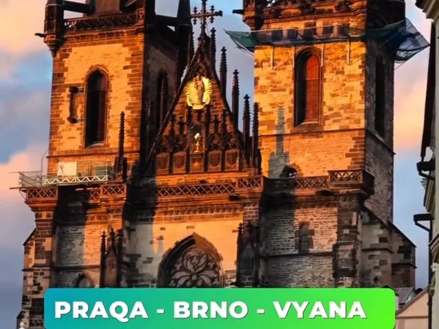 Praqa – Brno – Vyana Turu