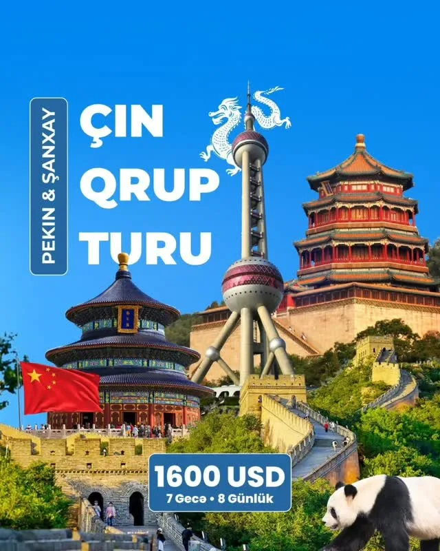 ÇİN - PEKİN ŞANXAY QRUP TURU