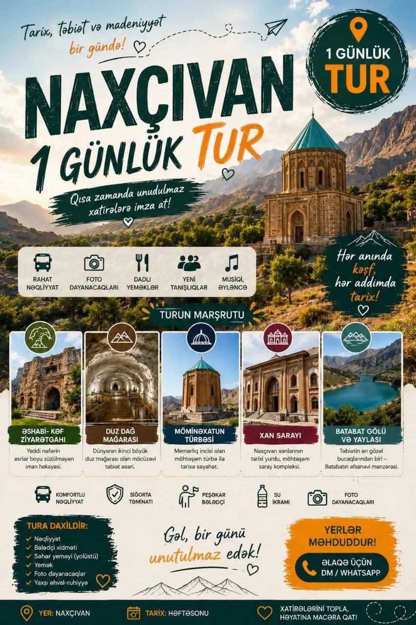 NAXÇIVAN ƏSHABİ-KƏHF TURU