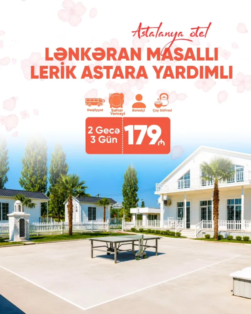 CƏNUBUN ƏN MÖHTƏŞƏM 3 günlük TURU – LƏNKƏRAN • LERİK • MASALLI • YARDIMLI • ASTARA • SİM