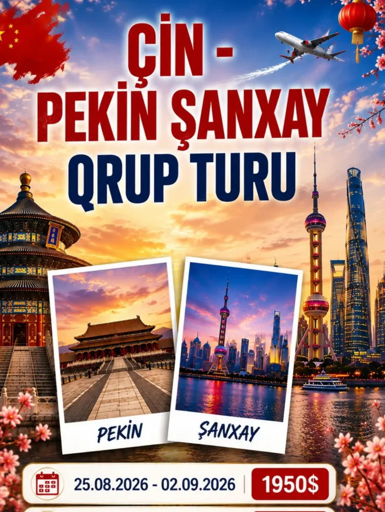 ÇİN - PEKİN ŞANXAY QRUP TURU