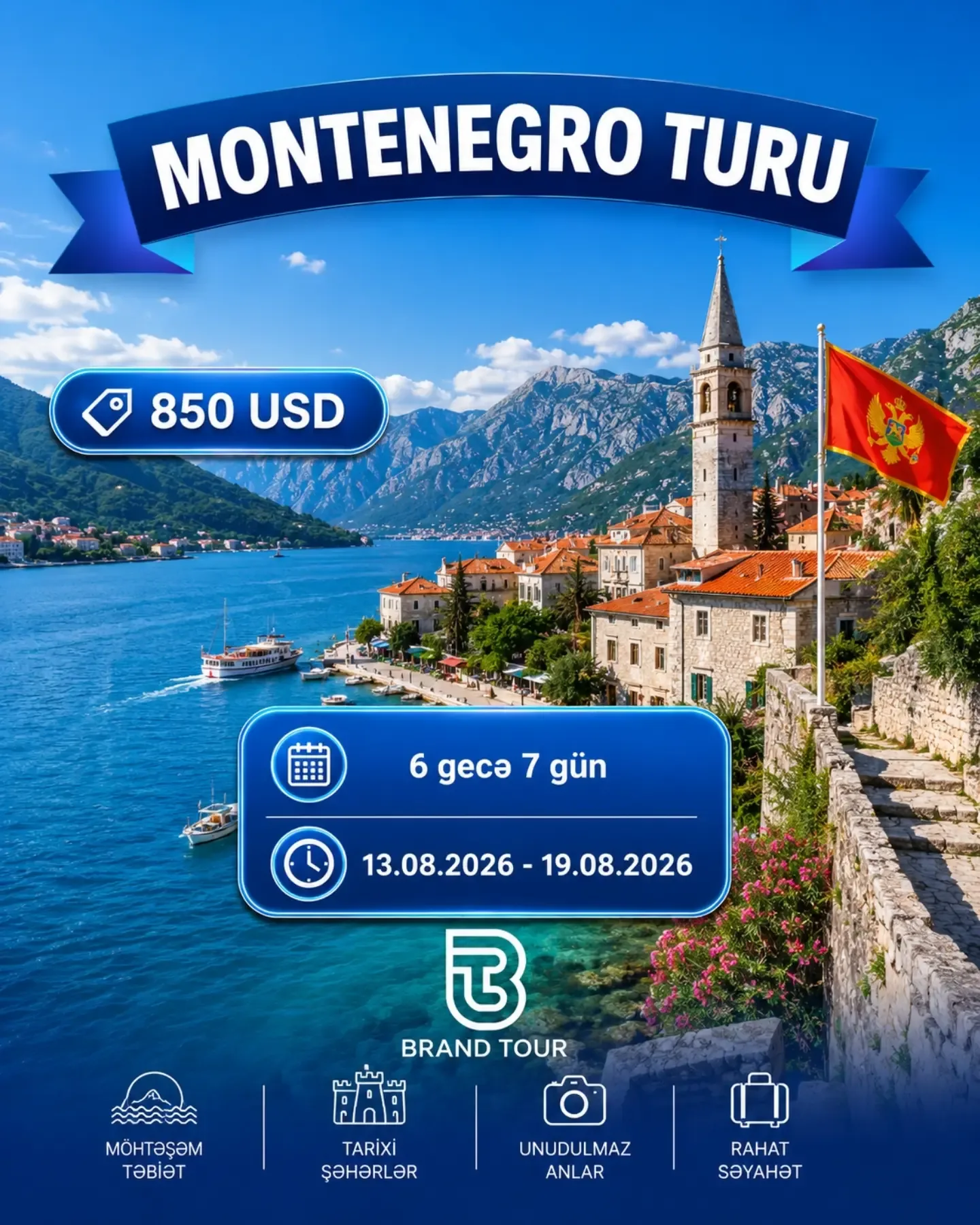 Monteneqro ilə nağıl kimi bir tətil